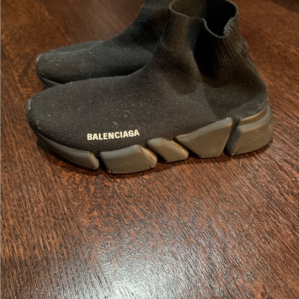 Balenciaga Black Sock Sneakers - Picture 2 of 5